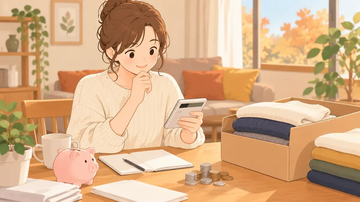 売上から手数料と送料を引いた手取りを電卓で計算する場面